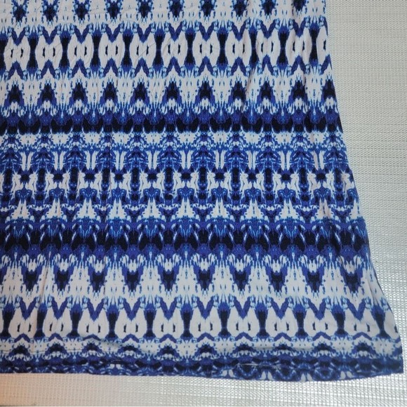 Cynthia Rowley Maxi Skirt Size Large Rayon Stretch Wicked Graphic - Picture 5 of 12